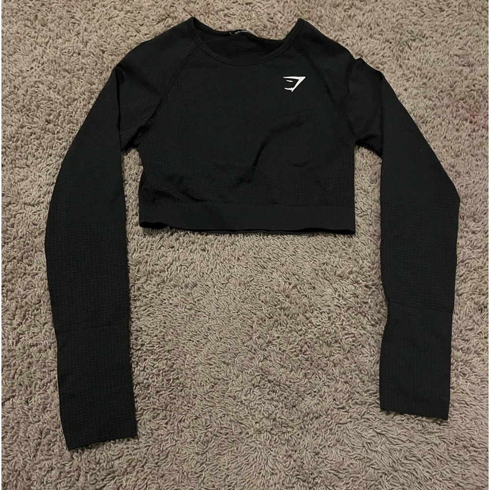 VITAL SEAMLESS 2.0 LONG SLEEVE CROP TOP
